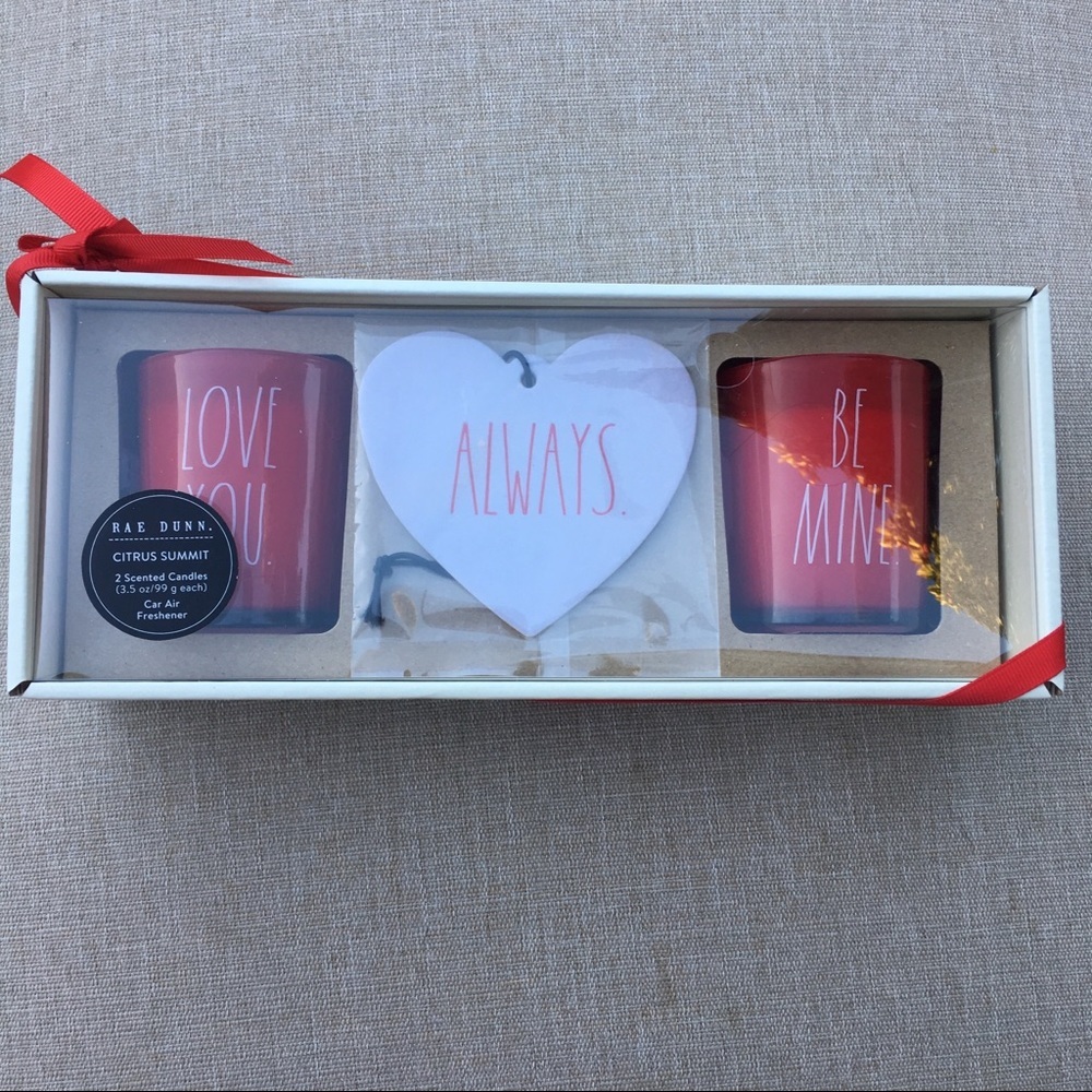 Rae Dunn Candles and Car Air Freshner